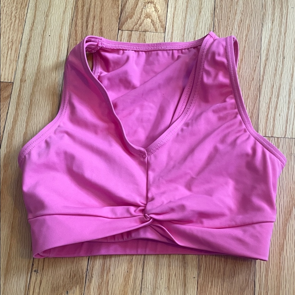 Pink Twist Dance Top